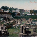 Launceston Priory ruins c.1890's.