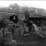 Launceston Priory ruins c.1940's. Photo courtesy of Chris Gynn.