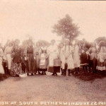 1911 King George V coronation Procession line up by the old blacksmith