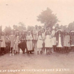 1911 King George V coronation Procession line up by the old blacksmith