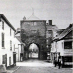 The Southgate in 1870. Launceston's Southgate in 1870