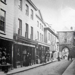 The Southgate and Southgate Street in 1880. Launceston's Southgate and Southgate Street in 1880.