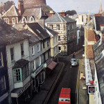Southgate Street from the Southgate in the late 1960's.
