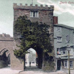 The Southgate from around 1887 after its refurbishment. Photo courtesy of Ray Boyd. Launceston's Southgate from around 1887 after its refurbishment.