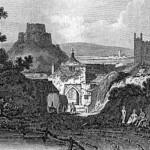 An engraving of The Southgate from Race Hill in 1818. An engraving of The Southgate from Race Hill in 1818.