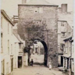 The Southgate in 1870. The Southgate at Launceston in 1870.