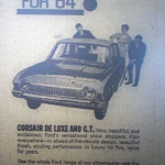 1964 Ford Corsair advert.