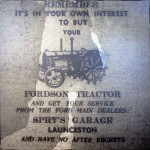 1918 Fordson Tractor advert.