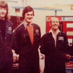 Sprys workmen Pete Spencer, Ivor Penny, Mike Bailey and Andy Peters. Photo courtesy of Pete Spencer Spry's workmen. Photo courtesy of Pete Spencer