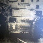 Launceston St. John Ambulance Brigade is officially handed over by Mayor S. G. Adams in September 1961.