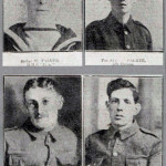 The four Palmer brothers from Broadwoodwidger who all served during the First World War.