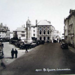Launceston Town Square in the 1940's.