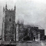 St. Martins Church, Werrington with the stairs that lead to the room above the porch.