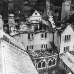 Werrington House Fire in 1974. Photo courtesy of Gary Chapman.