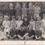 Werrington School 1957. Back row ???????, Ron Waycott, Nick Treglown, Graham Knight, John Perkins. Middle row Pam Heard, Christine Duke, Julie Cory, Marlene Curtis, ???????, Jean Shopland, Margret Stanbury, Cynthia Semple. Front row Linda Allen, ??????, Geoffrey Budge, John Barriball, David Bennet, Ann Pearce. Photo courtesy of Geoffrey Budge Werrington School photo 1957