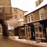 Wintery scene in Southgate Place in the early 1980's.