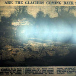 Cornish and Devon article on Ice blocking the River Ottery at Yeolmbridge in 1963.