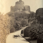 Launceston Castle in 1878.