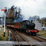 Lifton Railway Crossing in the late 1950's.