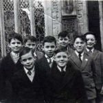 Paul Morehead on the far left with his schoolmates from the late 1950s outside St. mary's Church. Also in the picture are, David Hillman in the middle, Roger Sleep next to him, Chris Wheeler front right. Photo courtesy of Paul Morehead.