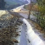 Dualing of the A30 looking down to Two Bridges in 1989