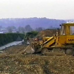 A30 construction machinery near Trevell in 1989