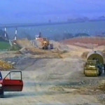 A30 construction machinery near Trevell in 1989