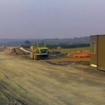A30 construction machinery near Trevell in 1989