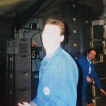 Coops, Trevor James and Phil Soddy at Abru, Launceston. Photo courtesy of David Gomm.