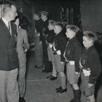 Launceston Boys Brigade with Eric Chapman. Photo courtesy of Gary Chapman