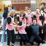 Castle Cafe, Southgate Street, Launceston on Comic Relief Day. Photo courtesy of Joan Jewell.