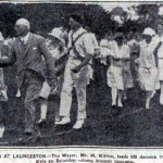 1927 Cornish Folk Dancing at Launceston, with Mayor Horace Kittow leading the dancing.