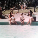 Coronation Park Paddling Pool in 1974. Photo courtesy of Vivien May.