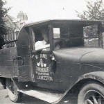 Henry Issleib driving for Daniles, Tremeale in 1948. Photo courtesy of Anna Duke.