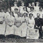 Devon County Dairy School in 1912 held at Ham Mill Barton, Werrington.
