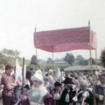 Event on the Castle Green. Photo by unknown.