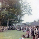 Event on the Castle Green. Photo by unknown.
