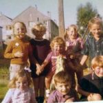 Gary Down, Troy Keat, Debbie Downing, Paul Sleep, Rachel, Paula Down, Simon Downing, and Simon Northey. Photo courtesy of Gary Old.