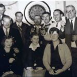 Gerald Smith, Jeremy Rodgers, Johny Bujak ,Kip Castle, Bill Castle, not sure, Bob Roberts, ?, ?, and Mary Bujak. Photo courtesy of Glen Richter.