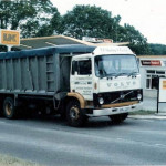 H. Hosking Volvo on the old A30 Lifton. Photo Courtesy of Steve Dymond