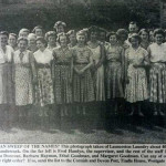 Launceston Laundry staff. Photo courtesy of Sarah Barnes.
