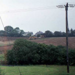 Near to Pennygillam and the construction of the link road junction for the Launceston by-pass in 1974.