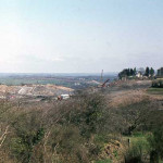 Launceston by-pass A388 interchange under construction 1974/75.