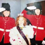 Melissa Mullis with her two brothers Adrian and Colin when she was Launceston Fairy Queen. Photo courtesy of Adena Mullis.