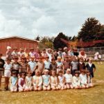 National School 1973-74. Steven Brent, Naomi Allen, Shirley Browning, Ellen Waters, Marcus Wadland, Kevin, Thelma, Kevin Matthews are some of the children featured. Photo courtesy of Jane Packer National School 1973-74. Photo courtesy of Jane Packer