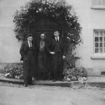 No. 11, Angel Hill with Edward Tout on the left. Photo courtesy of Stanley Tout.