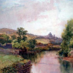 Painting of Launceston. Photo courtesy of Kevin Dickinson.