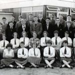 Pennygillam School 1962. In the picture are Mark Downing, John Dawe, Malc Jones (far right- 2nd row from back). Laurie Pearce (back row-3rd left) Photo courtesy of Mark Downing.
