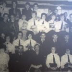 Pennygillam Secondary School prizewinners with the Headmaster Mr.Insley and county inspector Miss. Bevan in 1962.