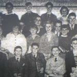Pennygillam Secondary School speech prizewinners in 1958. Mr. Insley the headmaster is on the far right.